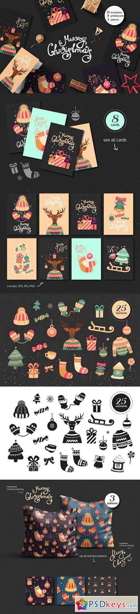 Christmas cards and illustrations 1115591