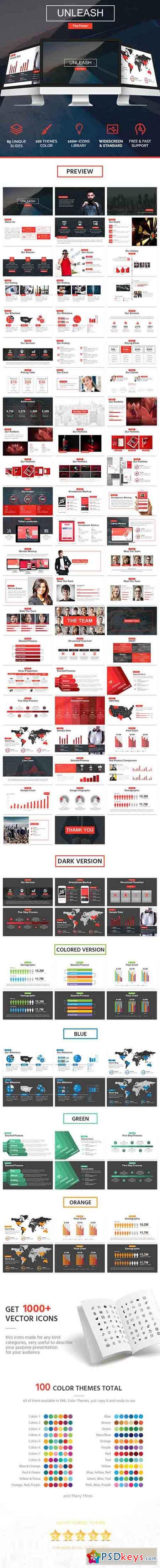 Unleash Powerpoint Template - Relase the Power! 17564307