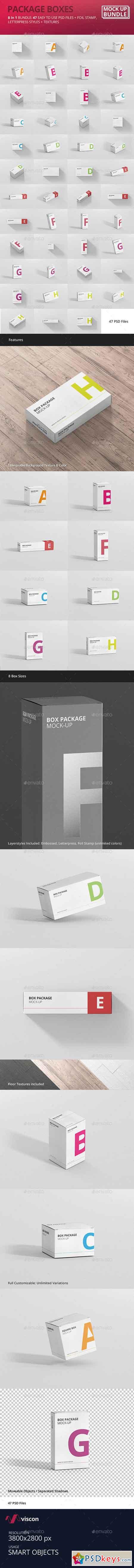 Package Box Mock-Up Bundle 17553329