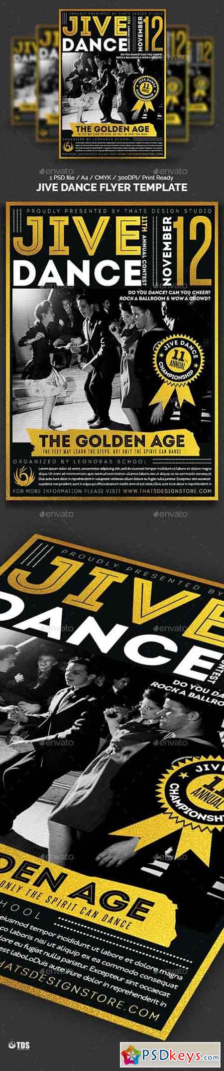 Jive Dance Flyer Template 13990263