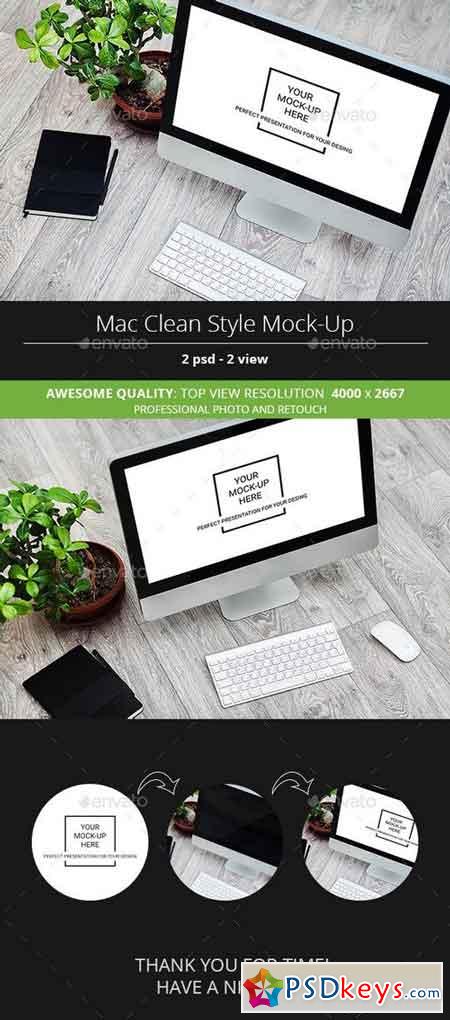 Mac Clean Style Mock-Up 13333734