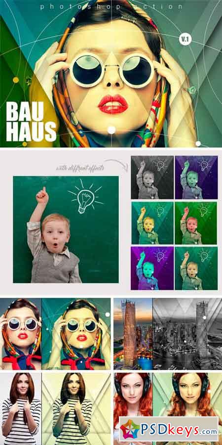 Bauhaus Photoshop Action V.1 1140955