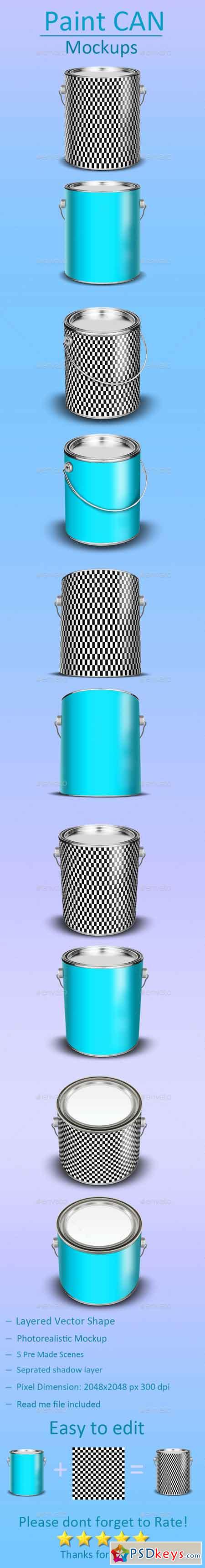 Paint Can Mockup 18536563