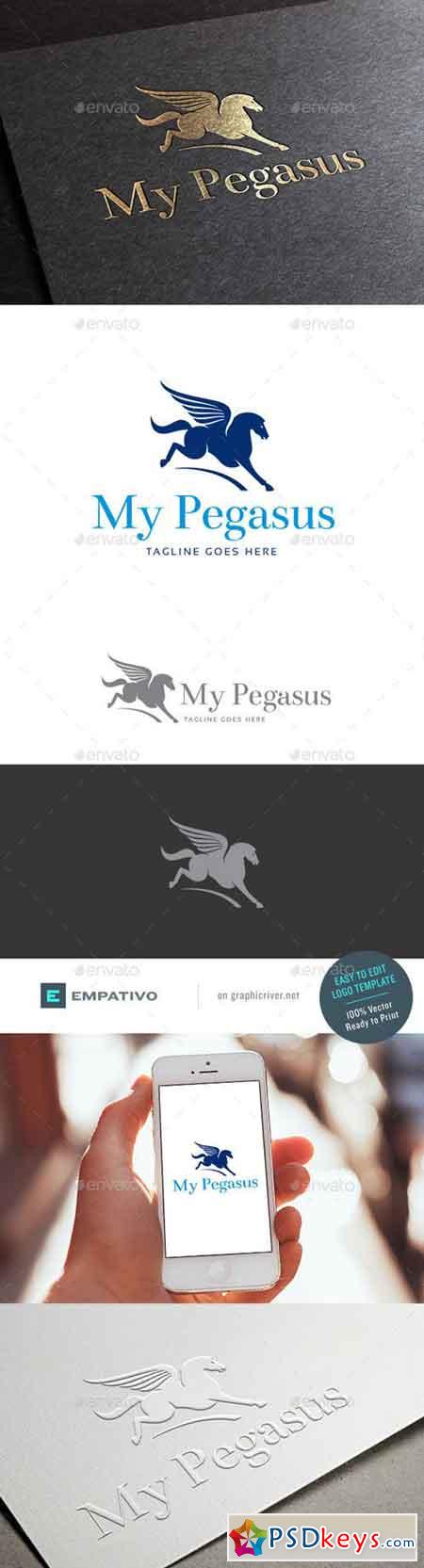 Pegasus Logo Template 11098352