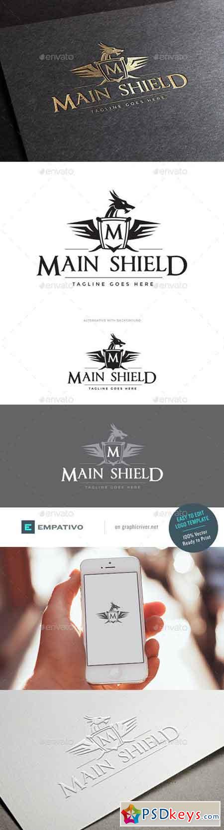 Main Shield Logo Template 11179241