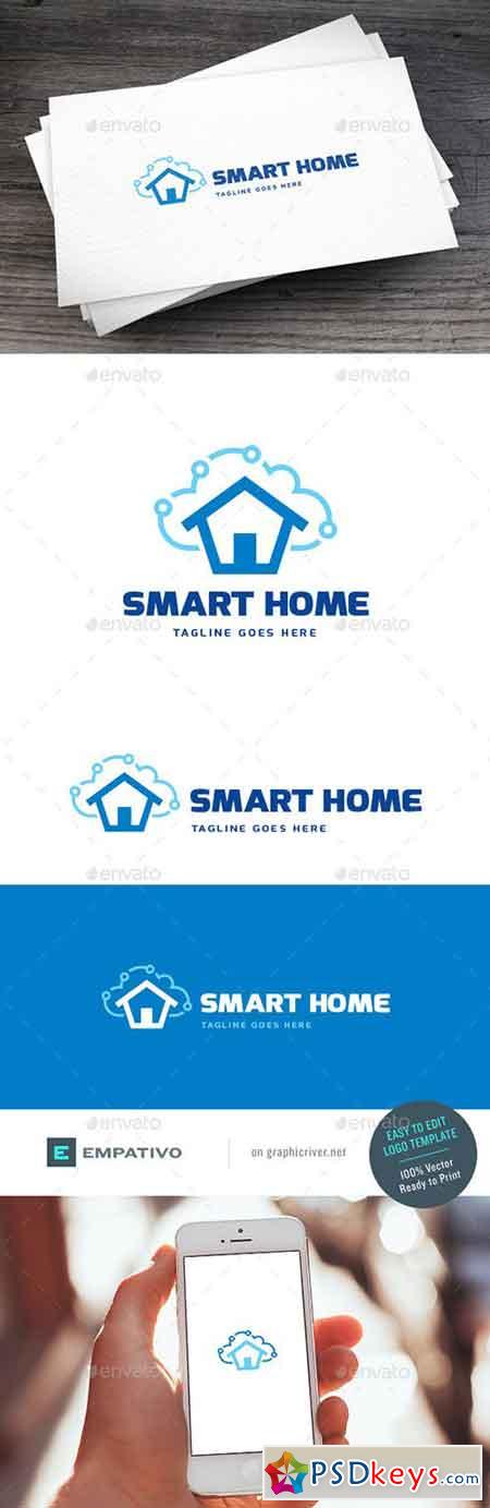 Smart Home Logo Template 11307418