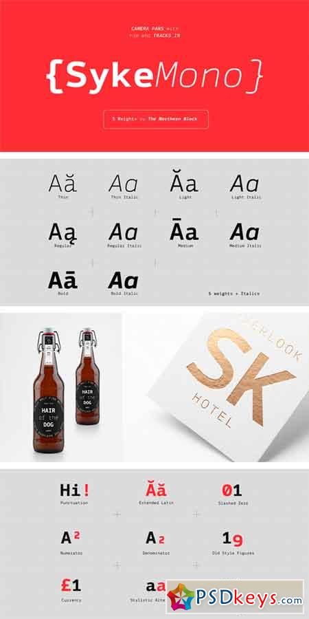 Syke Mono Font Family