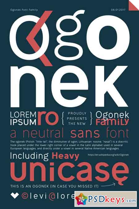 Ogonek Font Family