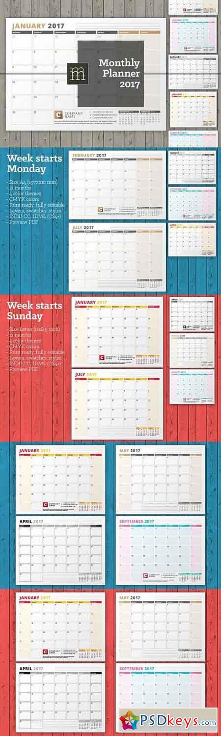 Monthly Planner 2017 (MP10) 1111374