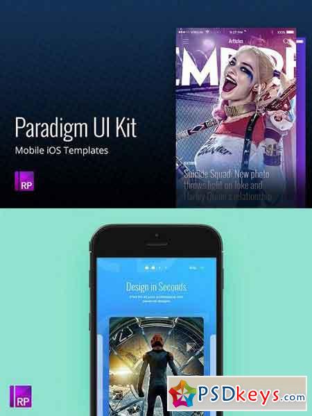 Paradigm UI Kit for Axure (iOS) 1015700