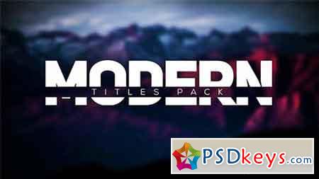Modern Intro Titles Pack lll 19254191 - After Effects Projects