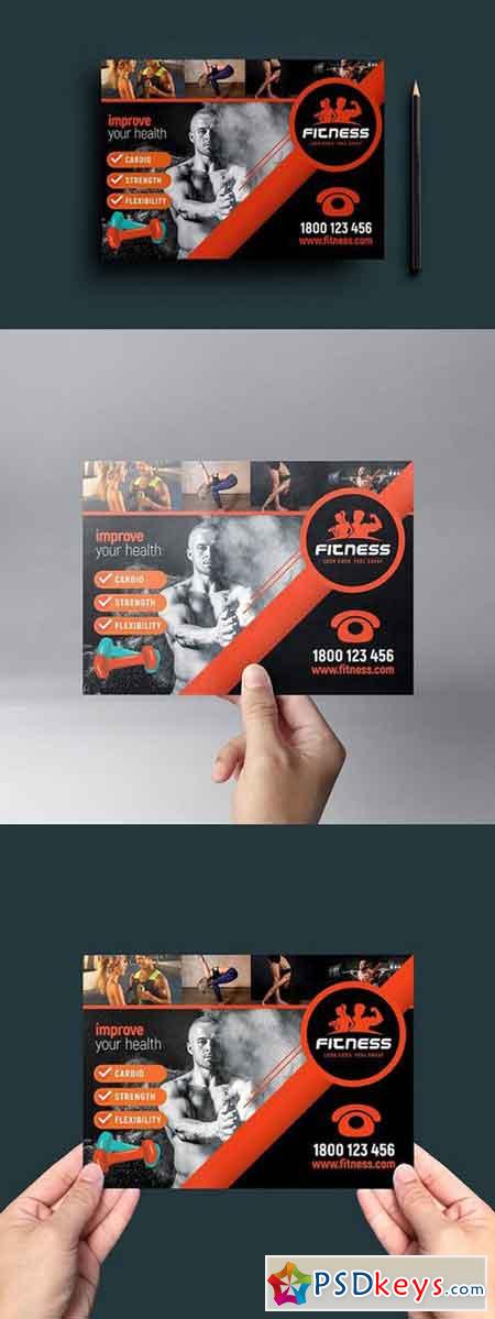 Gym Fitness Flyer Template 2 944019