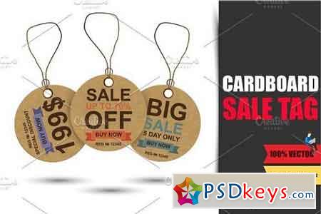 Cardboard Sale Tag 1162917