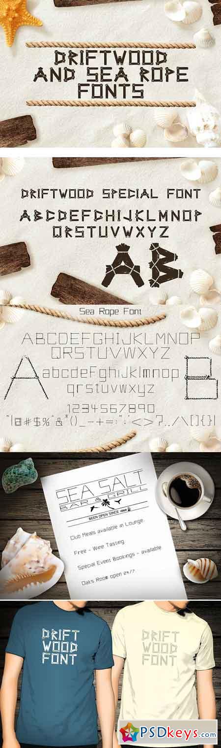 Driftwood & Sea Rope fonts 787483