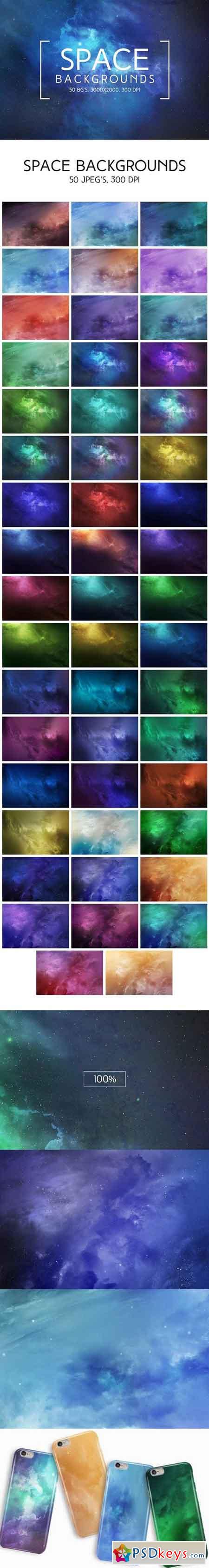 50 Space Backgrounds 1151907