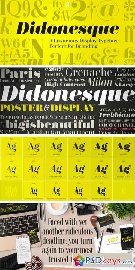 Didonesque Font Family