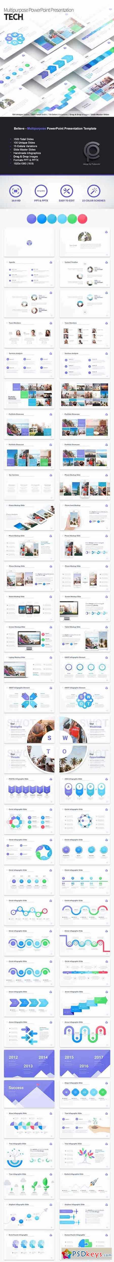 Tech - Multipurpose PowerPoint Presentation Template 19288687