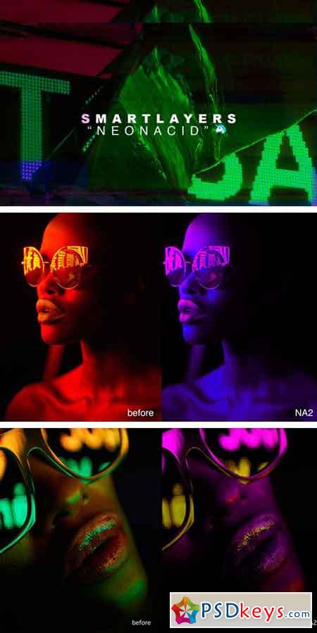 NEON ACID Smart PSD Layer Effects 1149328