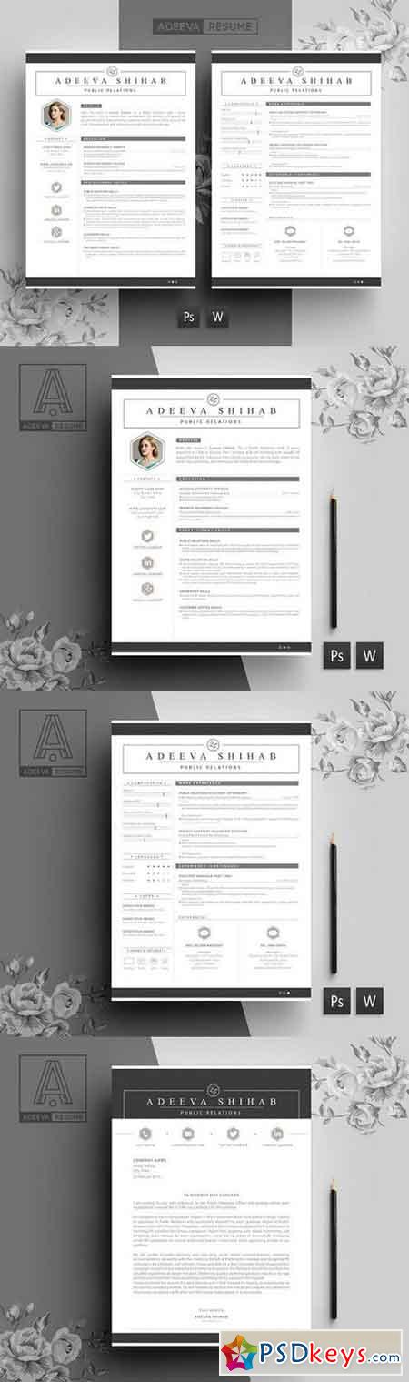 Modern Resume Template Shihab 915075