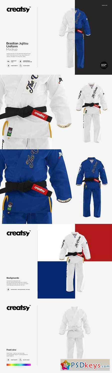 Brasilian Jiu Jitsu Uniform Mockup 1143924