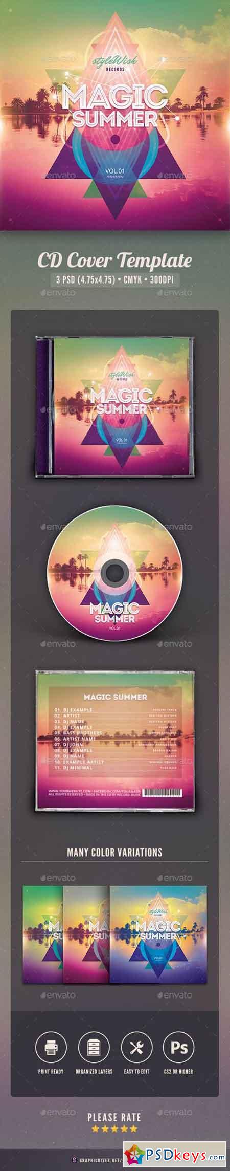 Magic Summer CD Cover Artwork 16181480