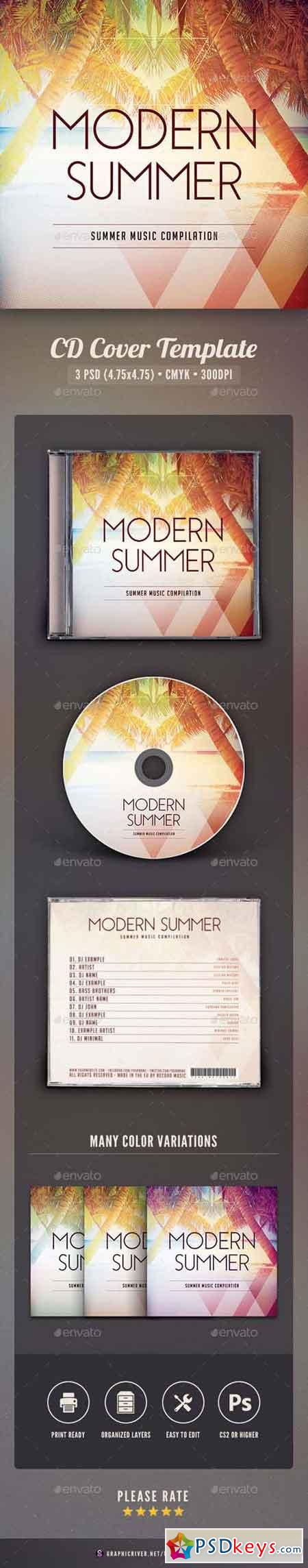 Modern Summer CD Cover Artwork 16455379