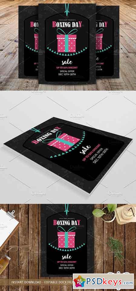 Boxing Day Flyer Template 1105420