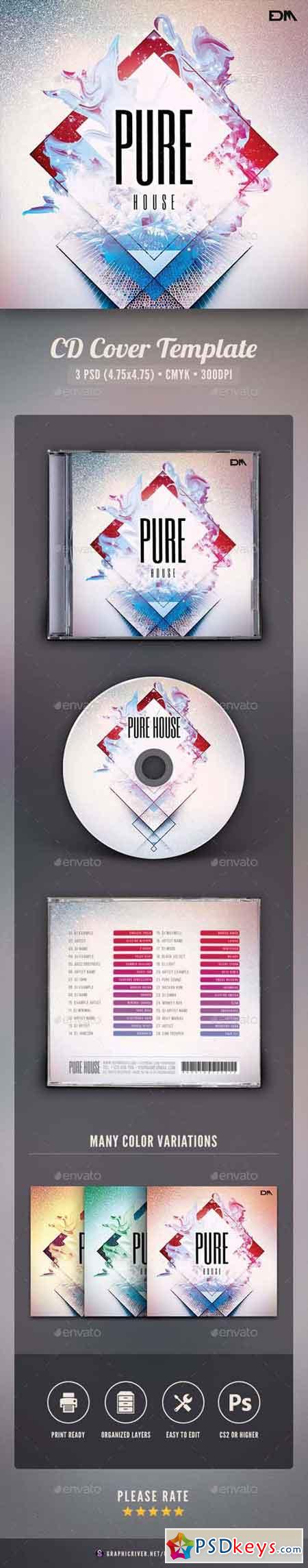 Pure House CD Cover Artwork 16042133