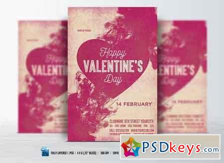Valentines Day Flyer 501903