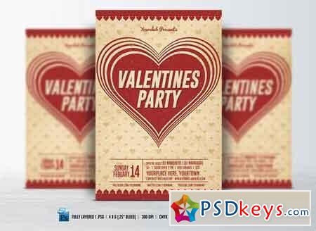 Valentines Day Flyer 501898