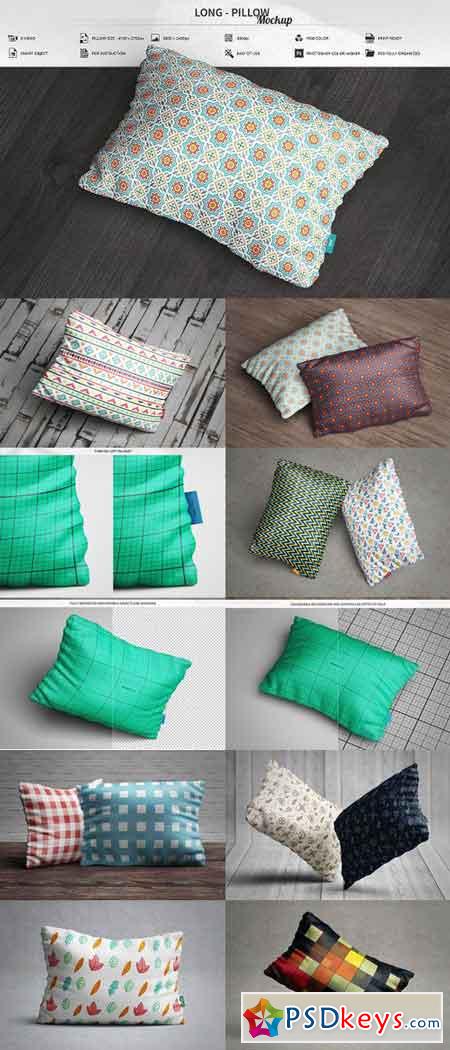 Long - Pillow Mockup 941581