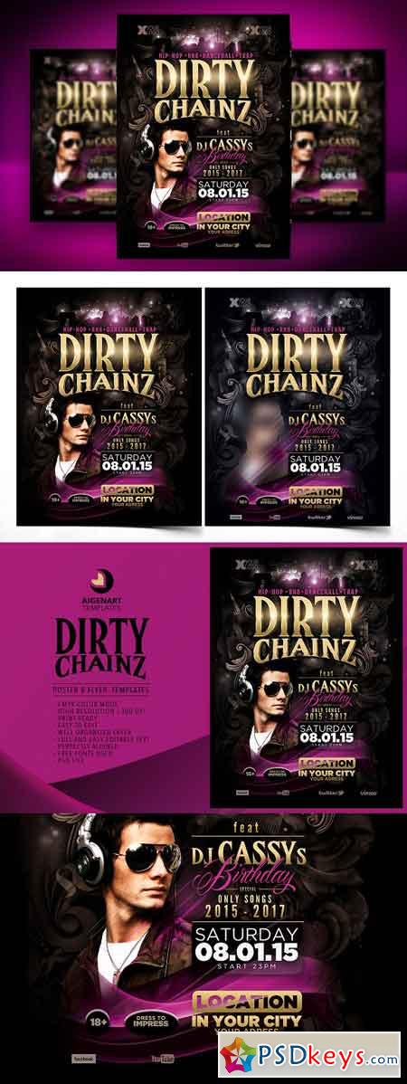 Dirty Chains Party Poster 1071589