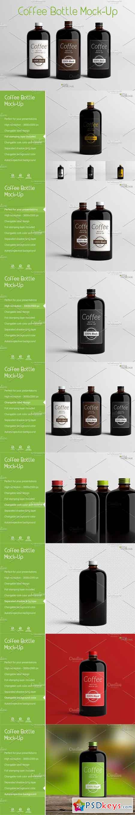 Coffee Bottle Mock-Up 1037179
