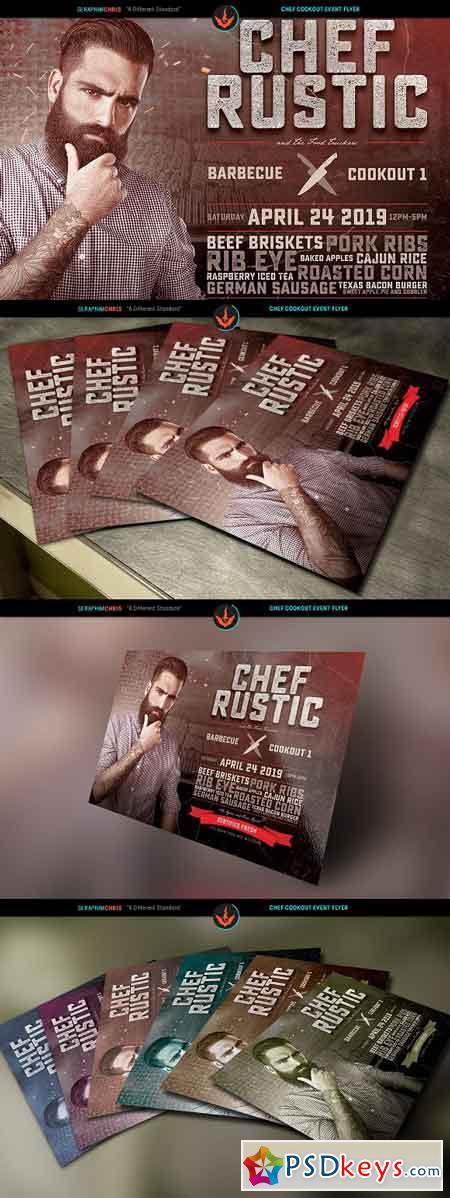 Chef Cookout Flyer Template 497162