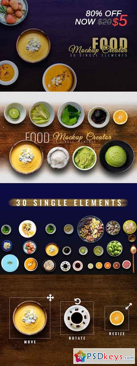 Food Mockup Creator 1170940 » Free Download Photoshop ...