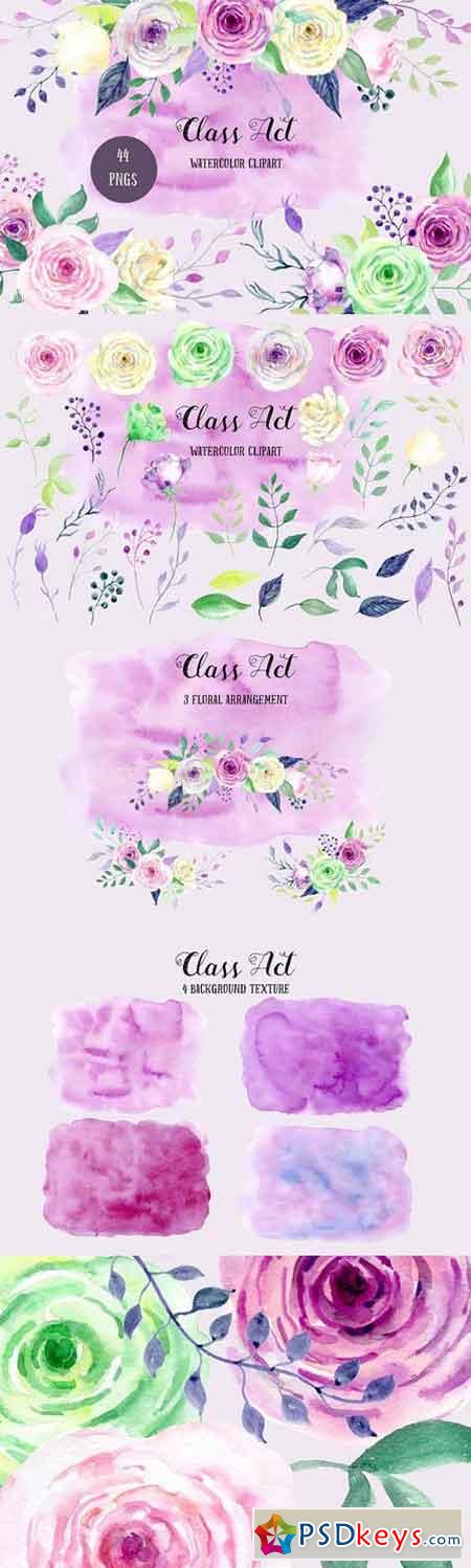 Watercolor Clipart Class Act 1176947