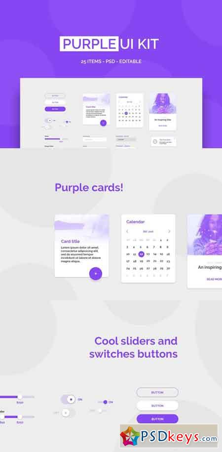Purple UI Kit