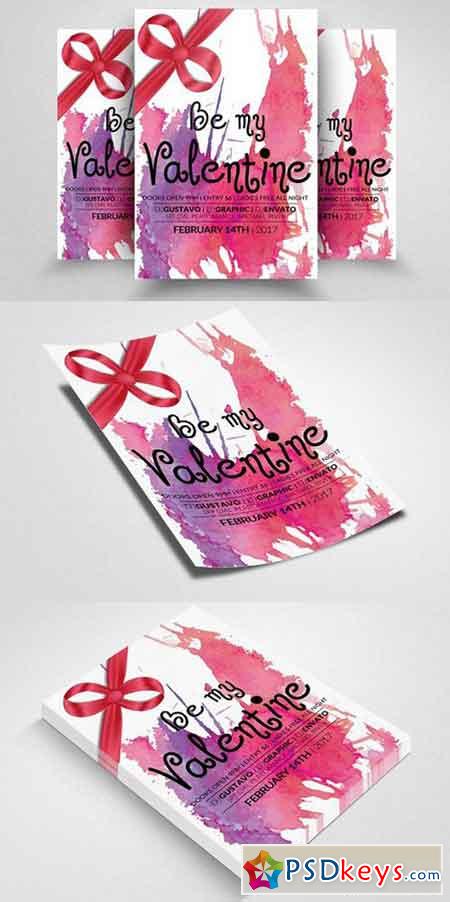 Valentines Party Flyer Templates 1168076