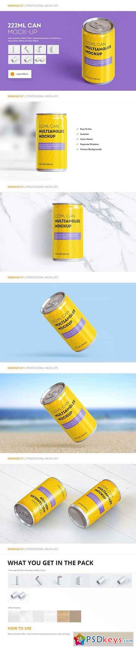 Can Mock-up (222 ml) 1197539