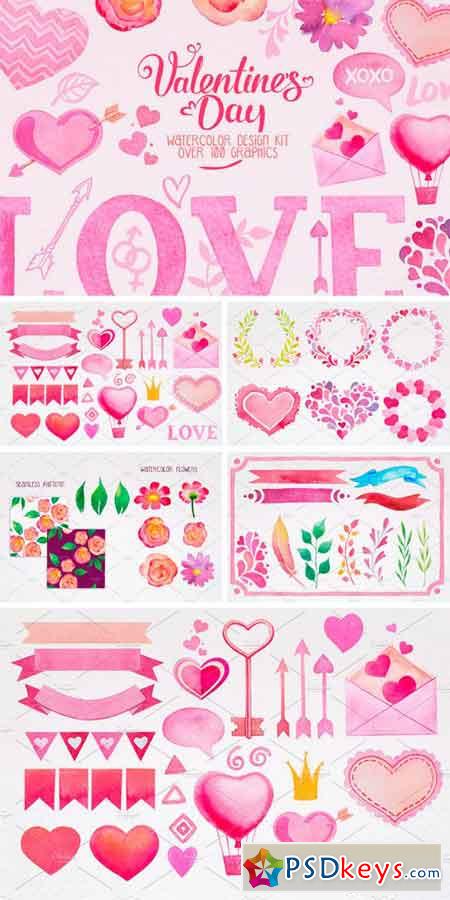 Valentine Day Design Kit 1188506