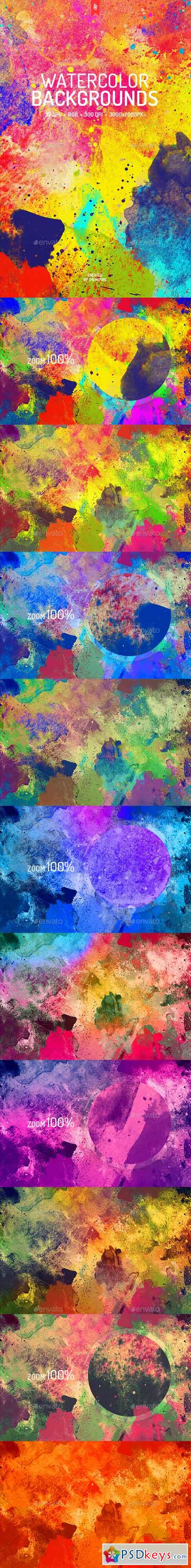Abstract Watercolor Backgrounds 19356863