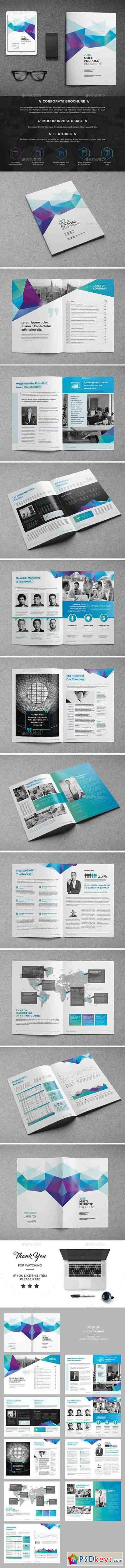 Clean Abstract Brochure 20 Page 15849074
