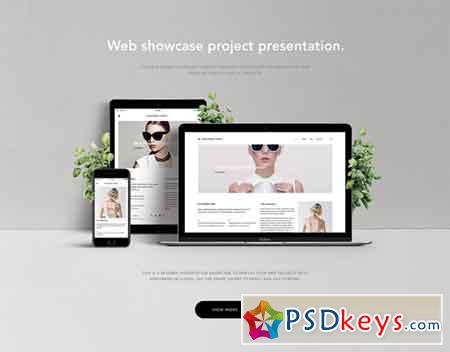 Psd Screen Web Showcase