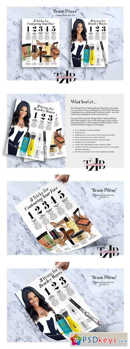 Editorial Beauty Flyer Duo 1154305