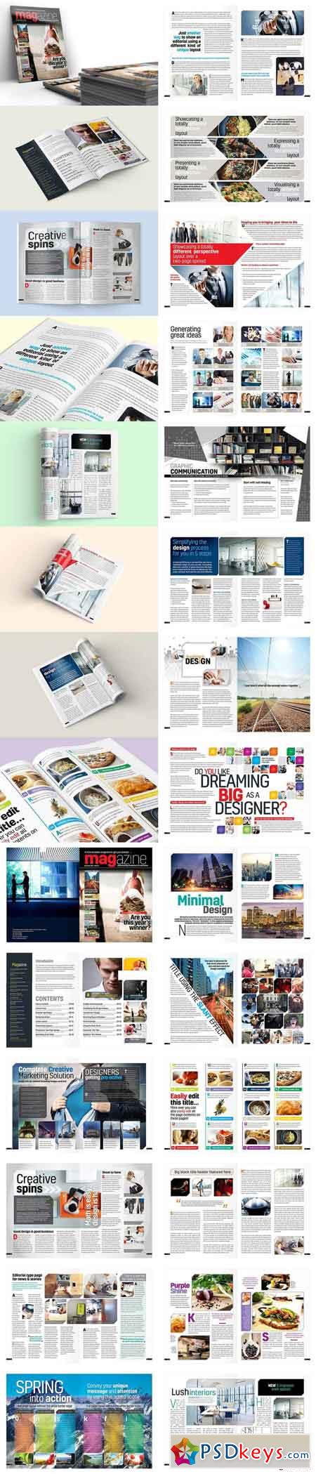 Magazine Template InDesign 01 1193406