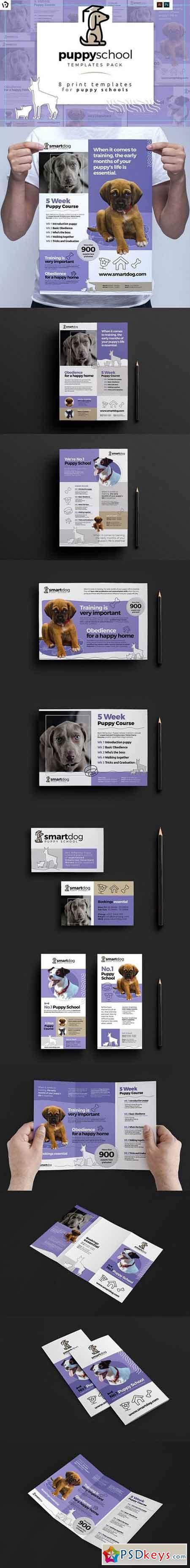 Puppy School Templates Pack 1199562
