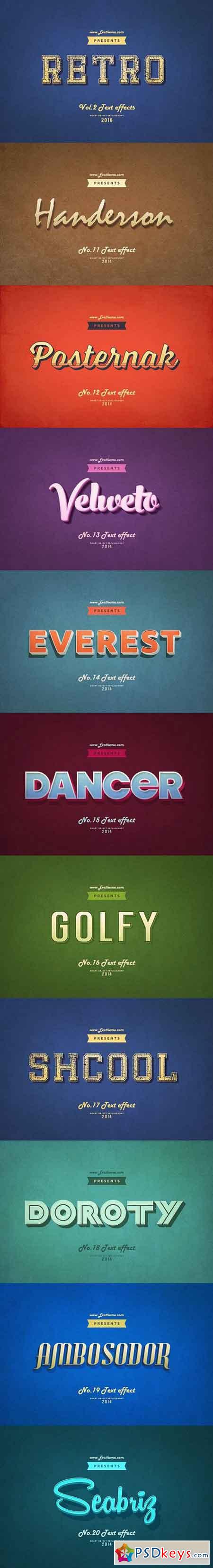 Retro Style Text Effects Vol.2 1214527