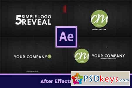 5 Simple Logo Reveals 1107054 - After Effects Projects