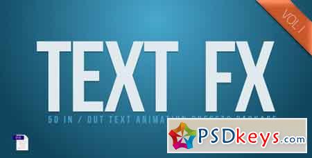 Text Fx Vol.1 2544178 - After Effects Projects