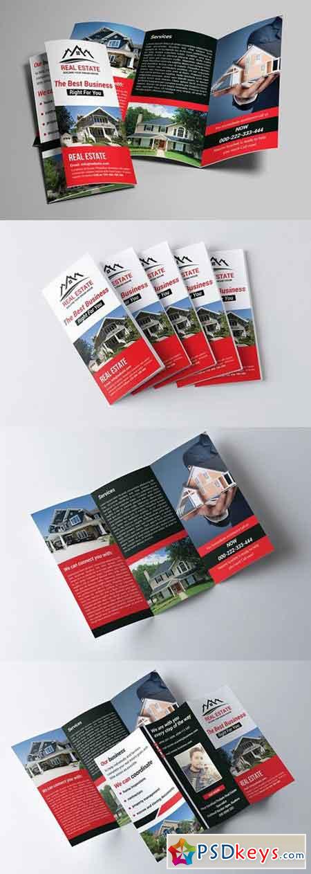 Real Estate Trifold Template 1228127